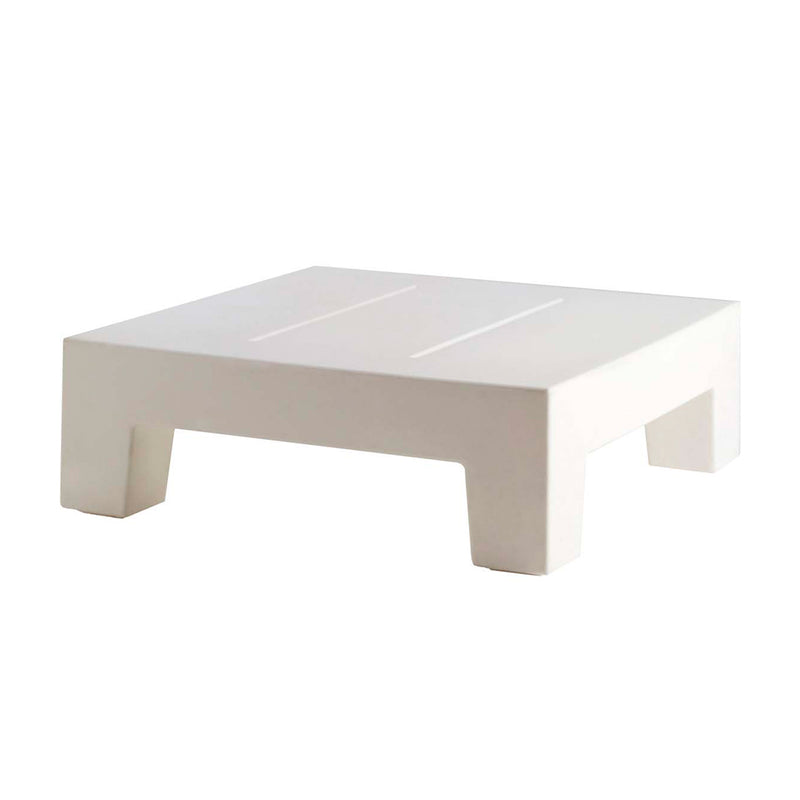 Vondom | Luxury In-Pool and Patio Furniture |  JUT SUN CHAISE TABLE, WHITE, 44405-WHITE