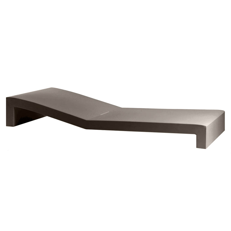 Vondom | Luxury In-Pool and Patio Furniture |  JUT SUN CHAISE, TAUPE, 44404-TAUPE