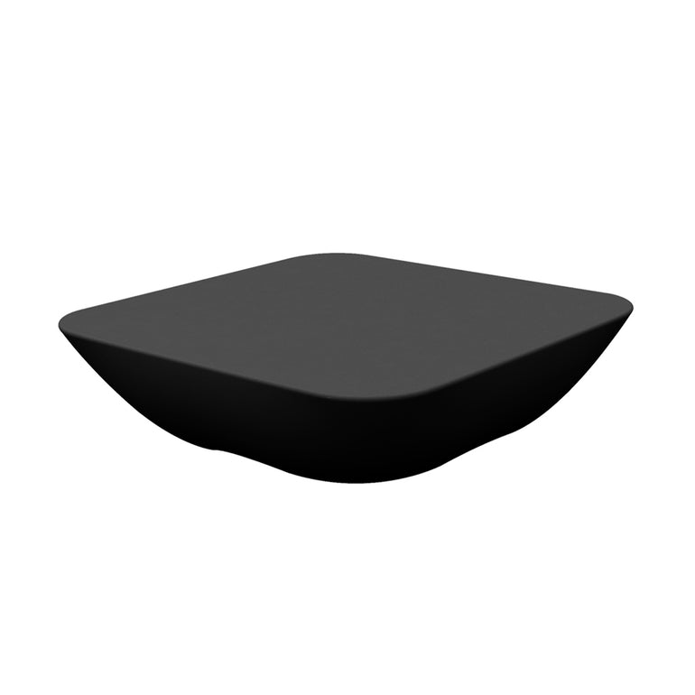 Vondom | Luxury In-Pool and Patio Furniture |  PILLOW COFFEE TABLE, BLACK, 55002-BLACK