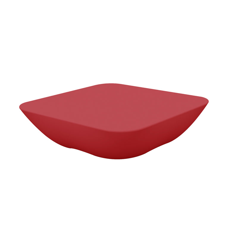 Vondom | Luxury In-Pool and Patio Furniture |  PILLOW COFFEE TABLE, PURJAI RED, 55002-PURJAI RED