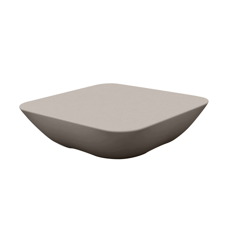 Vondom | Luxury In-Pool and Patio Furniture |  PILLOW COFFEE TABLE, TAUPE, 55002-TAUPE