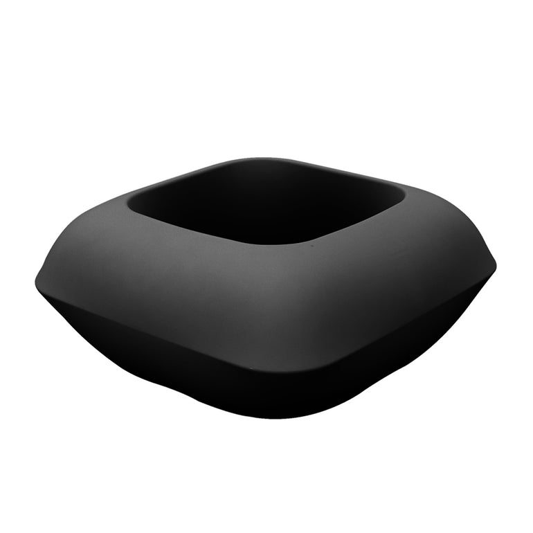 Vondom | Luxury In-Pool and Patio Furniture |  PILLOW PLANTER, BLACK, 55004-BLACK