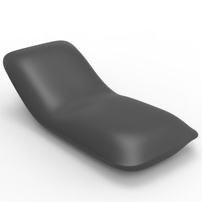 Vondom | Luxury In-Pool and Patio Furniture |  PILLOW SUN LOUNGER, ANTHRACITE, 55013-ANTHRACITE