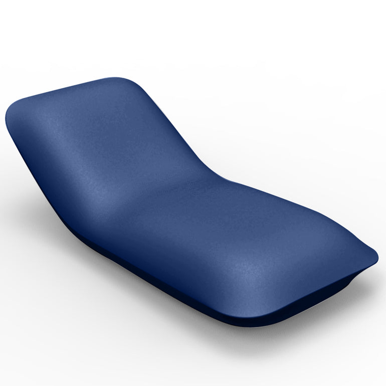 Vondom | Luxury In-Pool and Patio Furniture |  PILLOW SUN LOUNGER, NOTTE BLUE , 55013-NOTTE BLUE