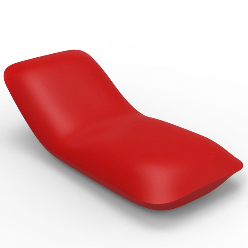Vondom | Luxury In-Pool and Patio Furniture |  PILLOW SUN LOUNGER, RED, 55013-RED