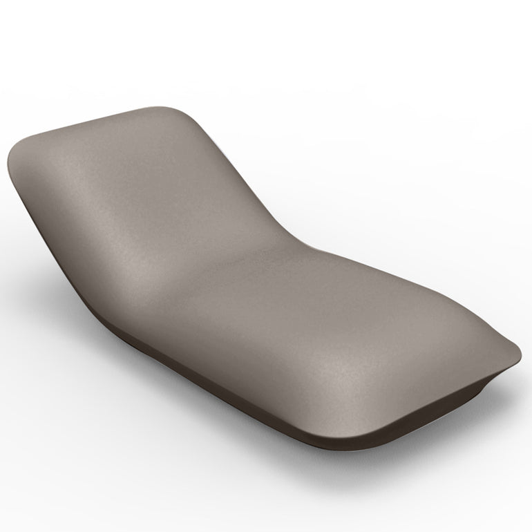 Vondom | Luxury In-Pool and Patio Furniture |  PILLOW SUN LOUNGER, TAUPE , 55013-TAUPE