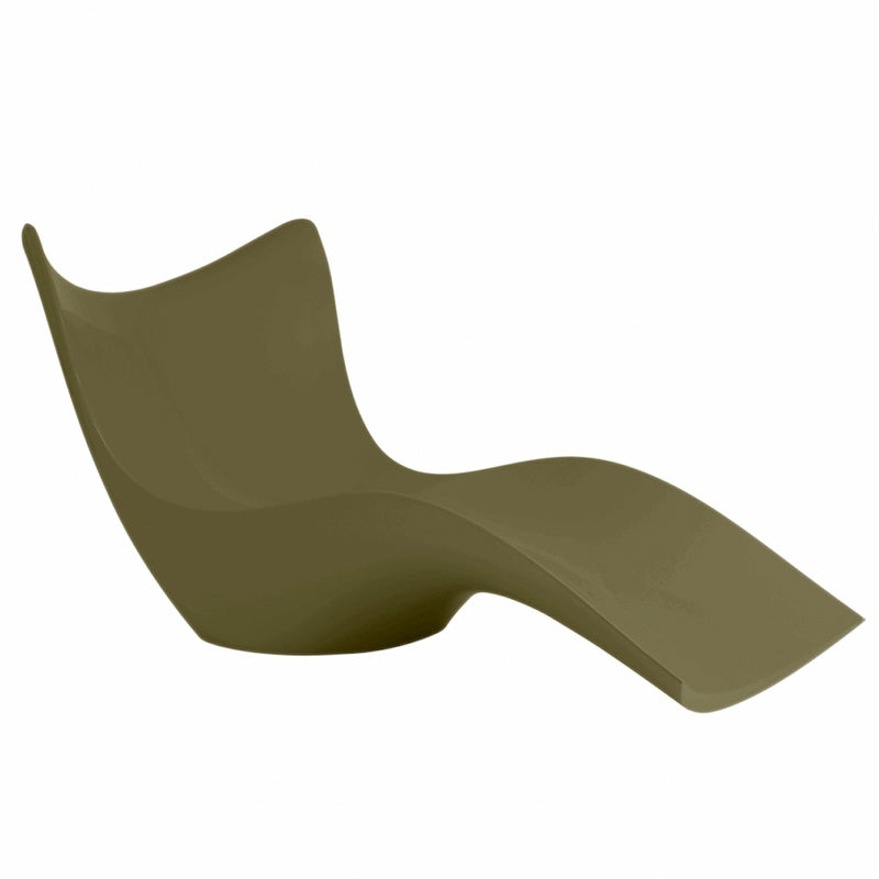 Vondom | Luxury In-Pool and Patio Furniture |  SURF SUN LOUNGER, KHAKI , 51011-KHAKI