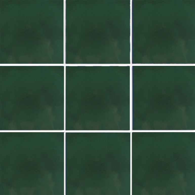 Verde, 6" x 6" Tile | EMCSOLGVERDE6 | Porcelain Pool Tile by Aquatica