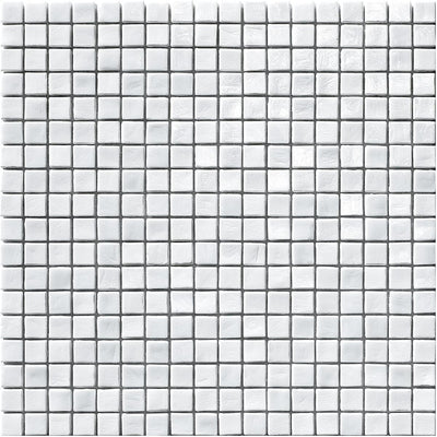 White, 5/8" x 5/8" Glass Tile | Mosaic Tile by SICIS