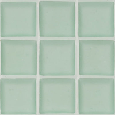 Amazonite Beach 1x1 Glass Tile | E11.376.08S | American Glass Mosaics