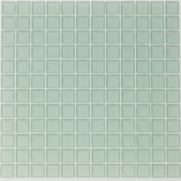 Amazonite Beach 1x1 Glass Tile | E11.376.08S | American Glass Mosaics