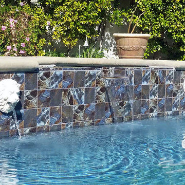 Amethyst, 6" x 6" Porcelain Tile | YOMBA-5 | Fujiwa Pool Tile