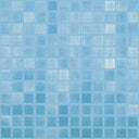 Fog Turquoise Blue Slip Resistant, 1" x 1" - Glass Tile