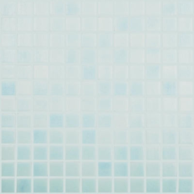 093510MANTID Fog Clear Sky Blue Slip Resistant, 1" x 1" Vidrepur