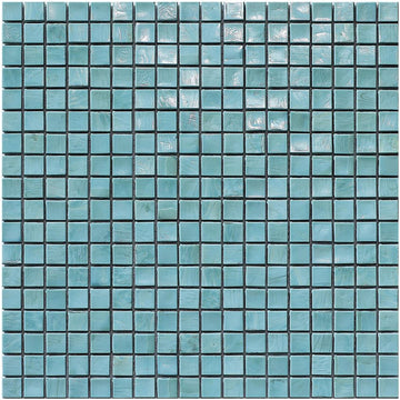 Aquamarine 3, 5/8" x 5/8" Glass Tile | Mosaic Tile by SICIS