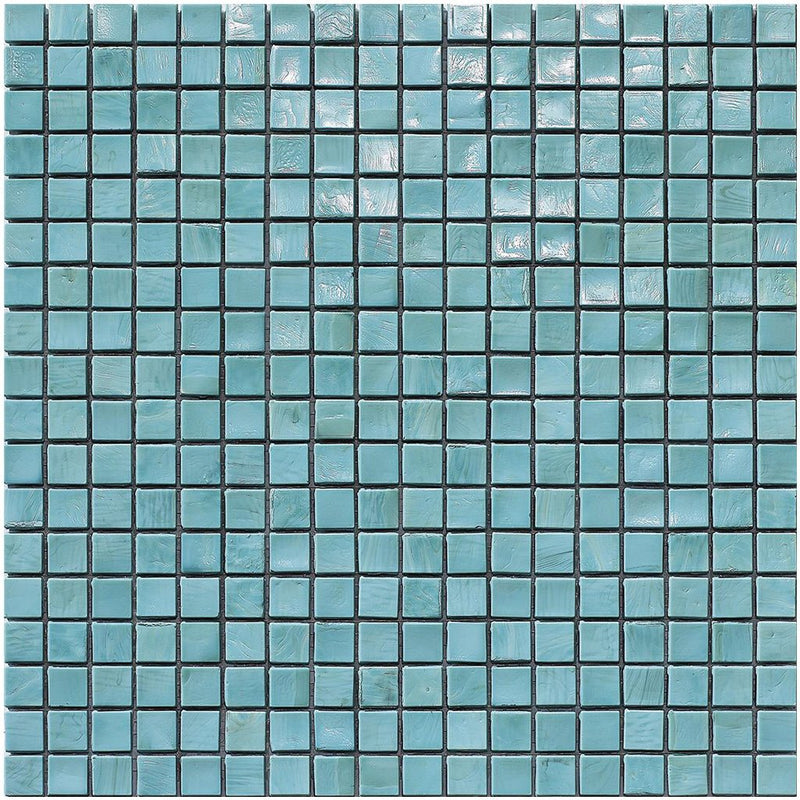 Aquamarine 3, 5/8" x 5/8" Glass Tile | Mosaic Tile by SICIS