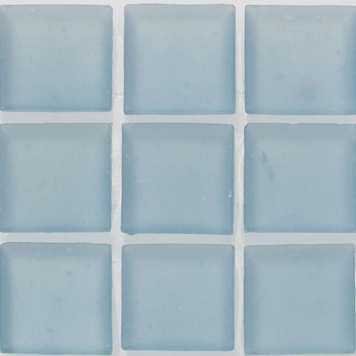 Aquamarine Beach 1x1 Glass Tile | E11.379.08S | American Glass Mosaics