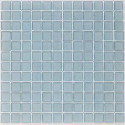 Aquamarine Beach 1x1 Glass Tile | E11.379.08S | American Glass Mosaics