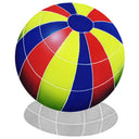 DG Beach Ball Multi Color w/Shadow - Pool Mosaic