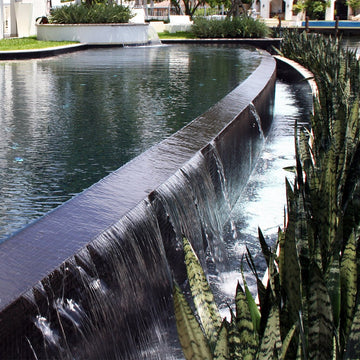 Titanium Black Iridescent Glass Tile by Vidrepur