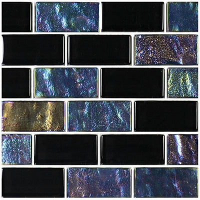 GT82348K5 Black, 1" x 2" Artistry in Mosaics