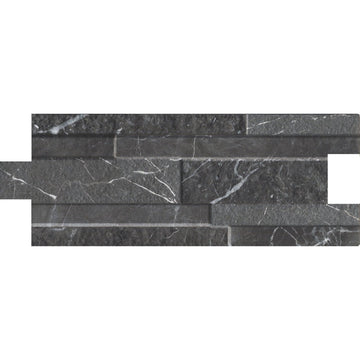 Black Ledgerstone Tile | KRAMARMBLACK615 | Porcelain Pool Tile