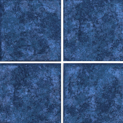 Blue, 6" x 6" Tile | GEMBARBBLUE6 | Aquatica Porcelain Pool Tile