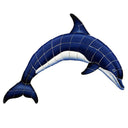 Blue Dolphin-A - Pool Mosaic