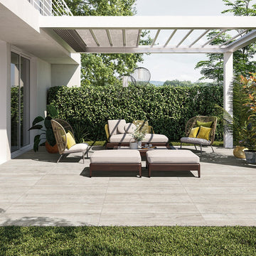 Bianco, 16" x 32" | 2CM Outdoor Paver | U.S. Porcelain Pavers