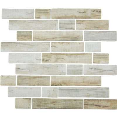 TASBARKCINNML - Aquatica Cinnamon, Multi-linear - Glass Tile