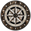 Compass Medallion - Pool Mosaic
