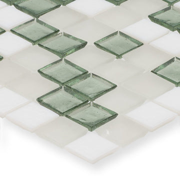 Huron Coast Glass Tile by American Glass Mosaics