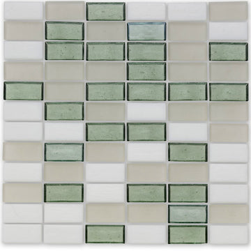 Huron Coast Glass Mosaic Tile by American Glass Mosaics