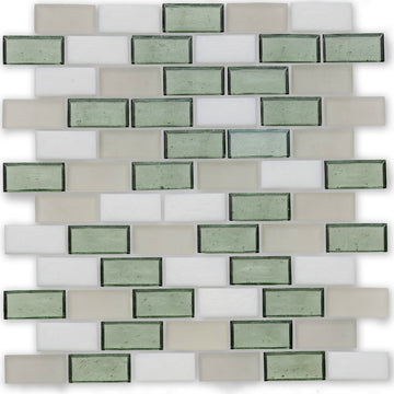 Huron Coasts, 1" x 2" Glass Mosaic Tile | American Glass Mosaics