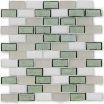 Huron Coasts, 1" x 2" Glass Mosaic Tile | American Glass Mosaics