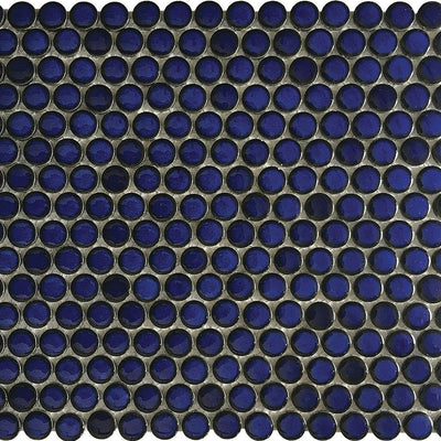 POWPNR240PT Aquatica Cobalt Blue, Penny - Porcelain Pool Tile