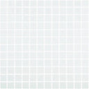 White, 1" x 1" - Glass Tile