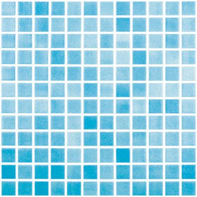 Fog Turquoise Blue, 1" x 1" - Glass Tile