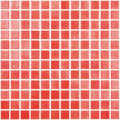 Fog Red, 1" x 1" - Glass Tile