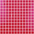 Red, 1" x 1" - Glass Tile