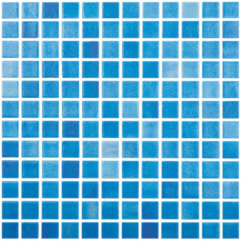 Fog Sky Blue, 1" x 1" - Glass Tile