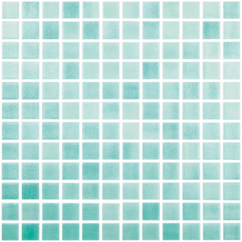 Colors series Fog Caribbean Green - Glass Tile 