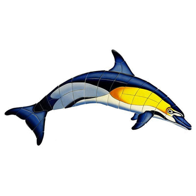 D1-33 Common Dolphin - A Custom Mosaics
