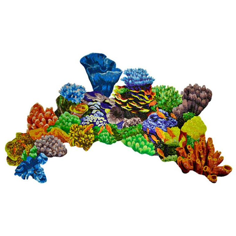 G-CORL Coral Reef, Topview Artistry in Mosaics