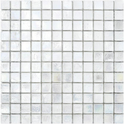 Cotton Cubes, 7/8" x 7/8" Glass Tile | Mosaic Pool Tile by SICIS