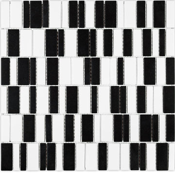 Crypto, Mixed Mosaic | Geometro Glass Tile 