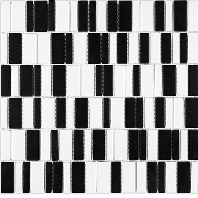 Crypto, Mixed Mosaic | Geometro Glass Tile 