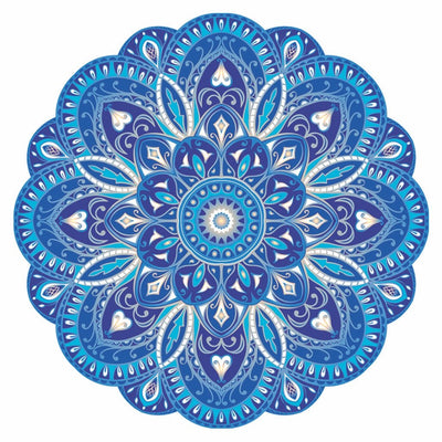 Crystal Sky Mandala Pool Mosaic