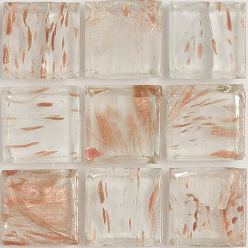 Diamond Aventurina 1x1 Glass Tile | E11.164.05S | American Glass Mosaics