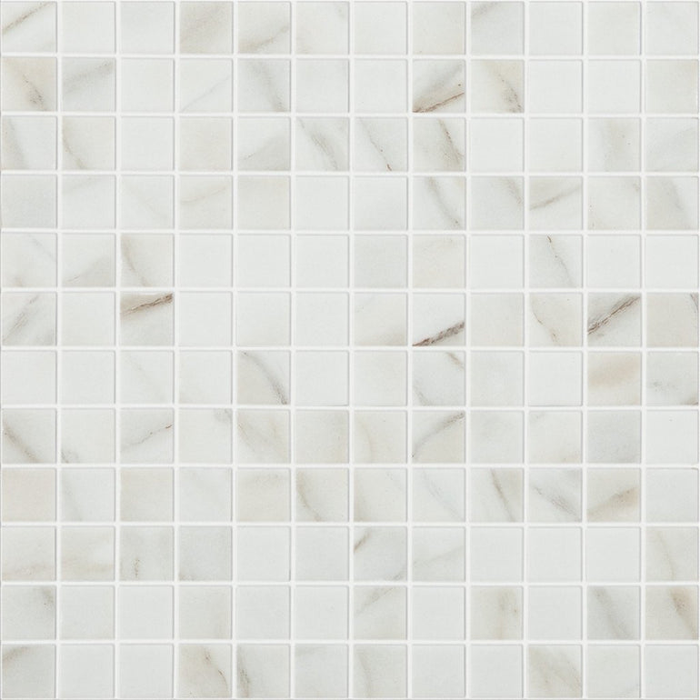 CALACATTA MT Calacatta MT 4302, 1" x 1" - Glass Tile